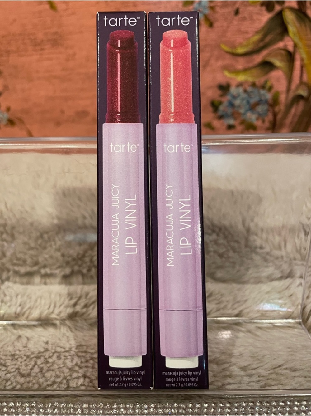 tarte Maracuja Juicy Lip Vinyl — Shimmering Pink Lily or Cranberry
